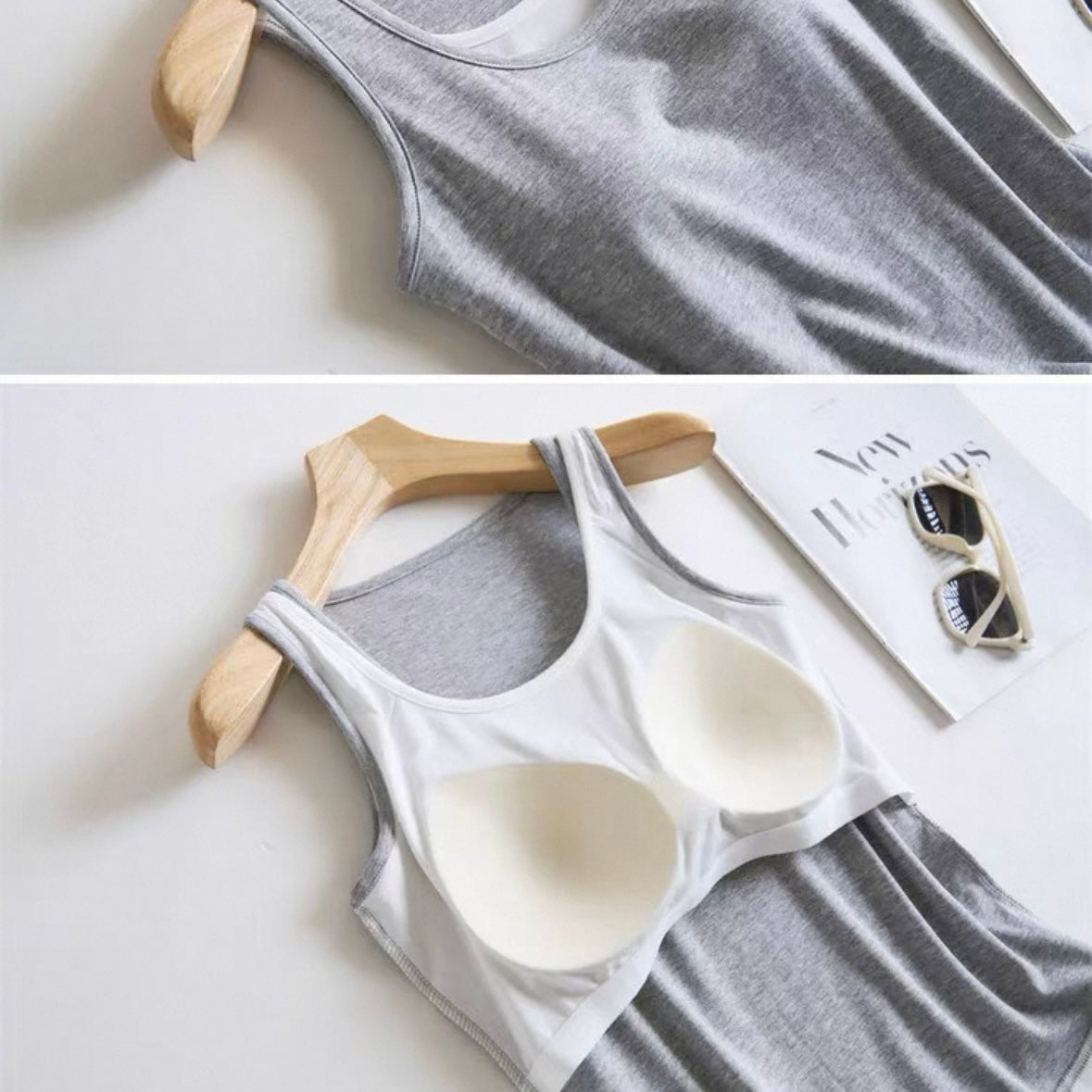 Rio Built-In Bra Tank Top